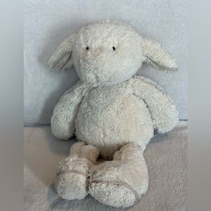 Jellycat Cream White Lamb Easter  Stuffed Animal Plush Toy W/beige trim 15”